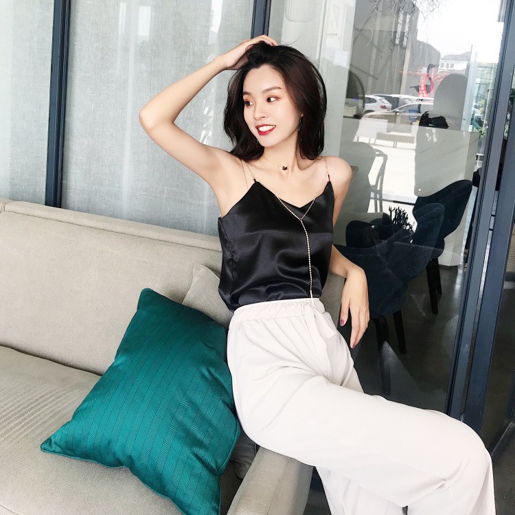ÁO LỤA HAI DÂY ULZZANG - EMILYSHOP | BigBuy360 - bigbuy360.vn