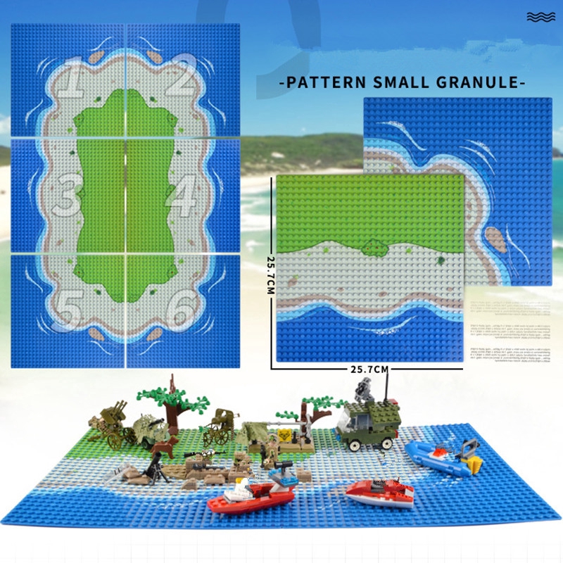 Bộ đồ chơi lắp ráp mô hình đường phố 32x32