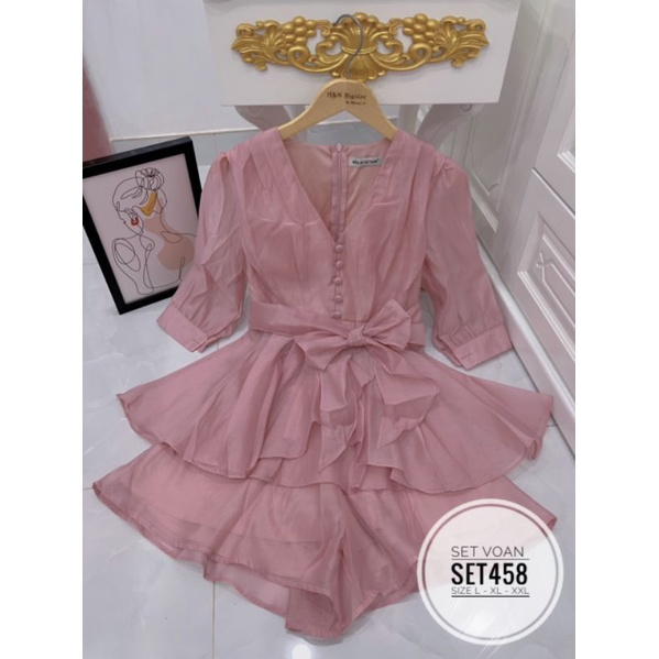 Set voan big size bèo dể thương từ 60kg-90kg