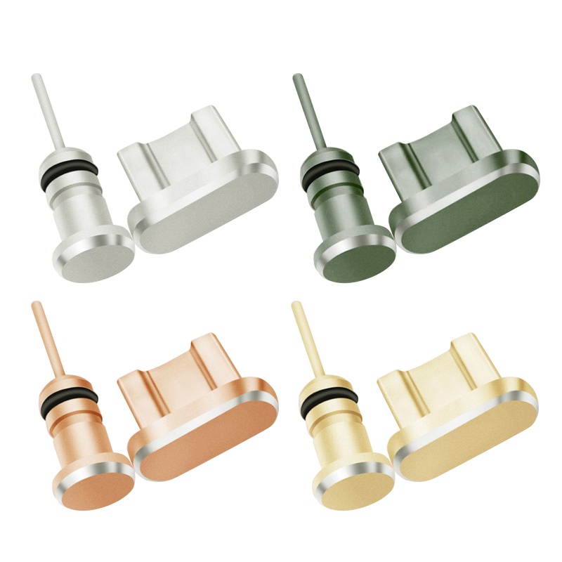 Nút Bịt Cổng Micro USB Chống Bụi &amp; Nước Bằng Kim Loại
