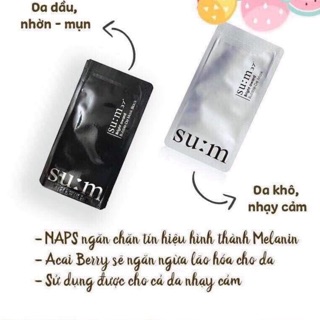 Nạ SUM SỦI BỌT TRẮNG DA . THẢI ĐỘC . GIẢM MỤN