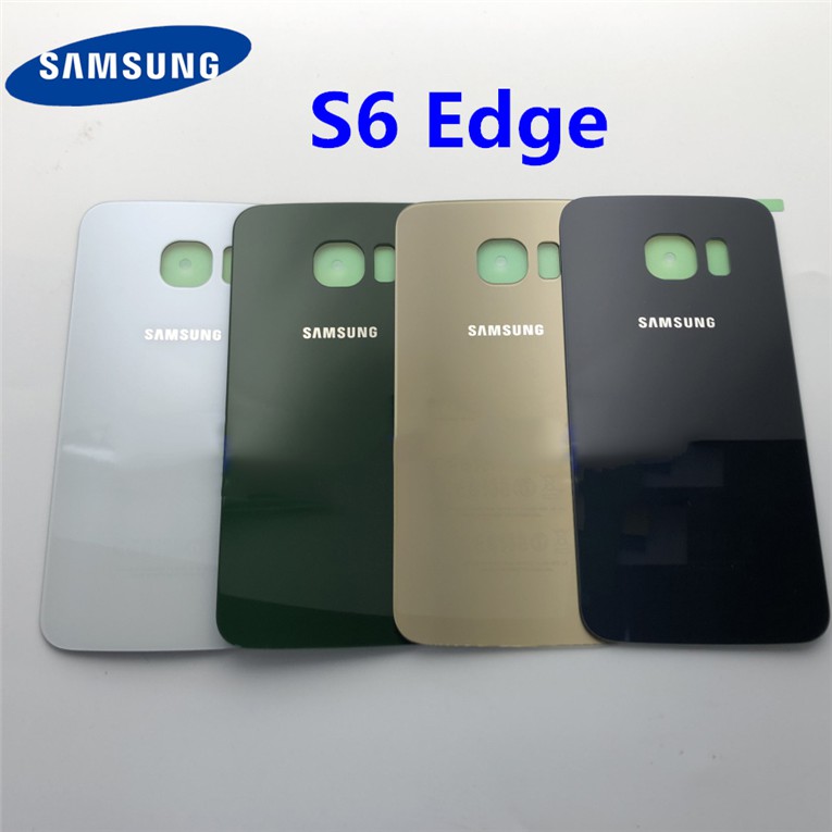 Lưng Nắp Lưng Điện Thoại Bằng Kính Thay Thế Chuyên Dụng Cho Samsung Galaxy S6 Edge G925 G925F G925P G925A G9250