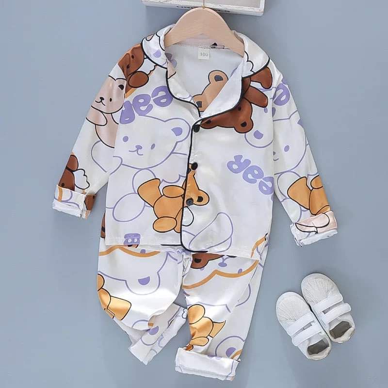 Pijama lụa cho bé