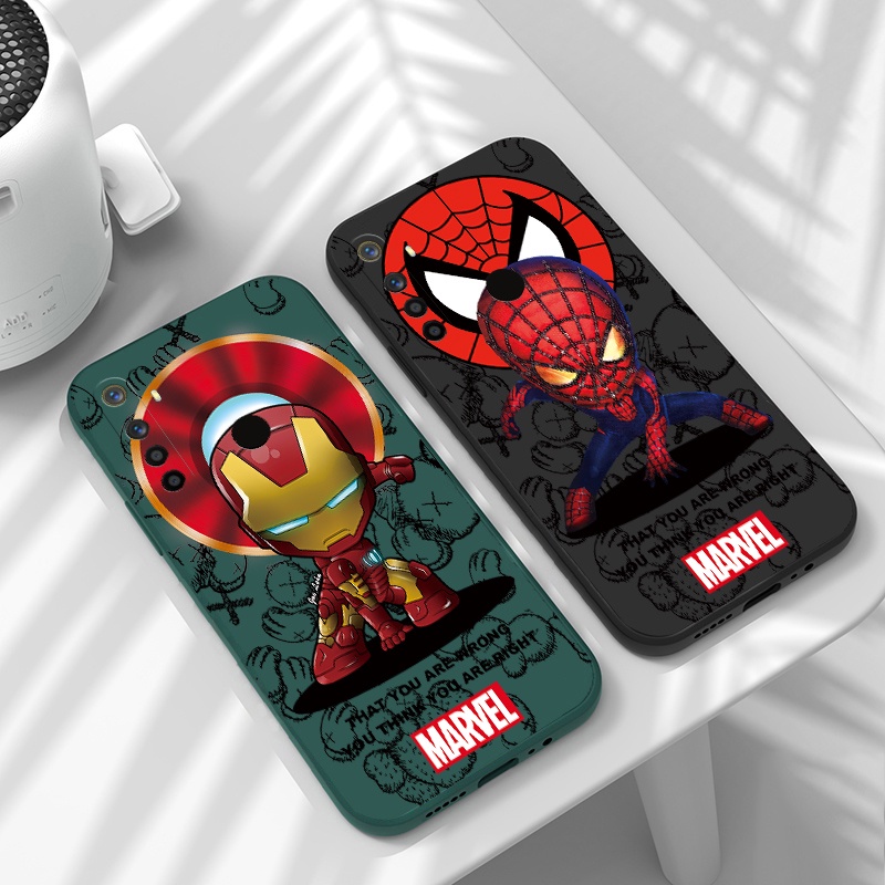 Ốp Điện Thoại Tpu Dẻo Họa Tiết Marvel Độc Đáo Cho Realme 5 5i 6i C3 6 9 Pro Plus 5G 9i 7 7Pro Realme C35 Q3S