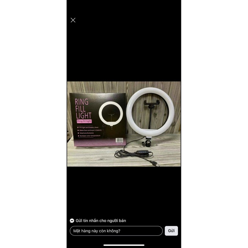Đèn LiveStream 26cm 33cm 36cm giá rẻ bất ngờ