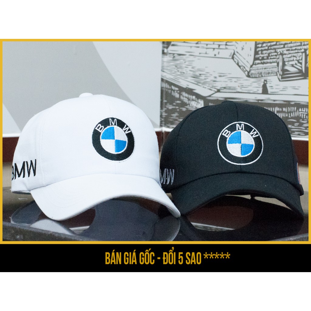 Mũ nón lưỡi trai Bmw cá tính (đen và trắng)- săn nón đẹp