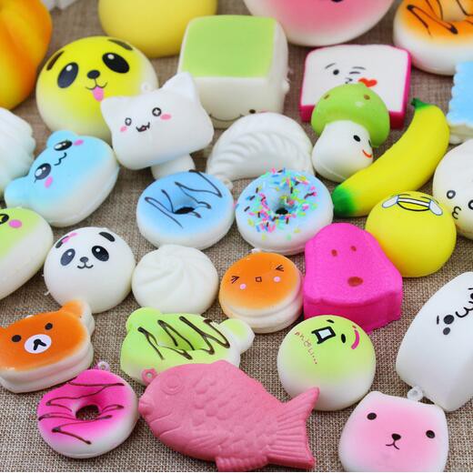 Set 20 Đồ Chơi Bóp Squishy Hình Bánh Gấu Trúc Dễ Thương 84224207