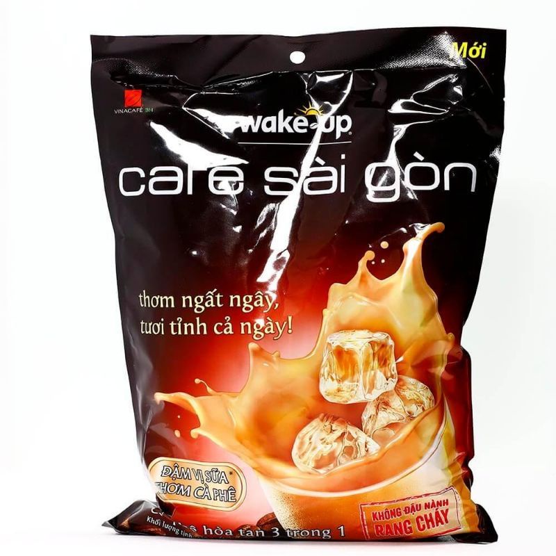 (Date mới) Cà phê Wake up Sài Gòn (24 gói x 19g)