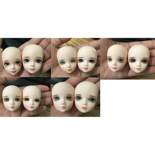 Đầu búp bê Chika đã trang điểm