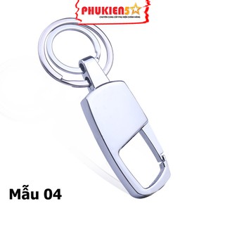 Móc khóa xe máy, ô tô đẹp chất liệu inox chốt cài lưng quần thời trang (Mẫu 4)