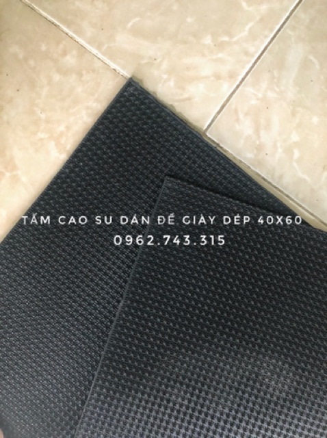 Tấm cao su dán đế giày