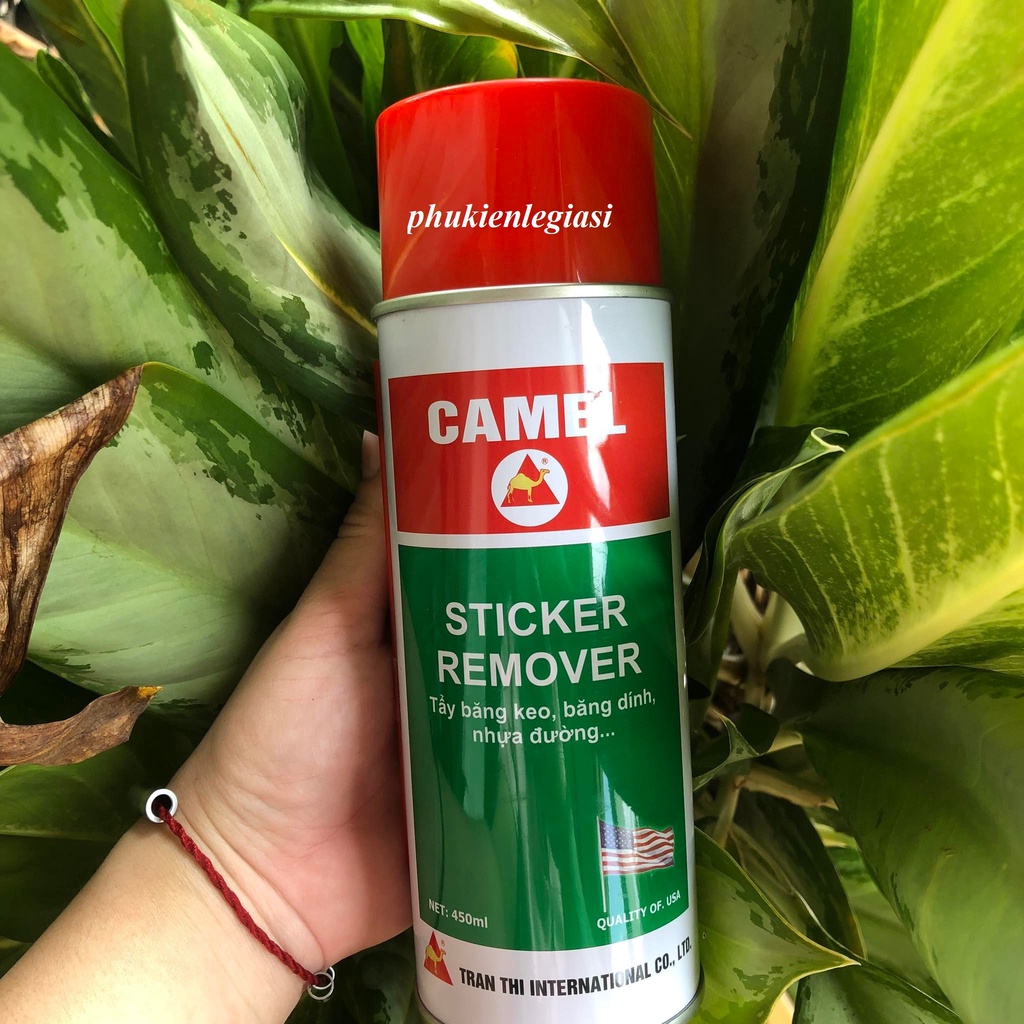 Chai Xịt Tẩy Nhựa Đường Ô Tô , Chai Tẩy Keo , Băng Dính, Keo Decal CAMEL 450ML