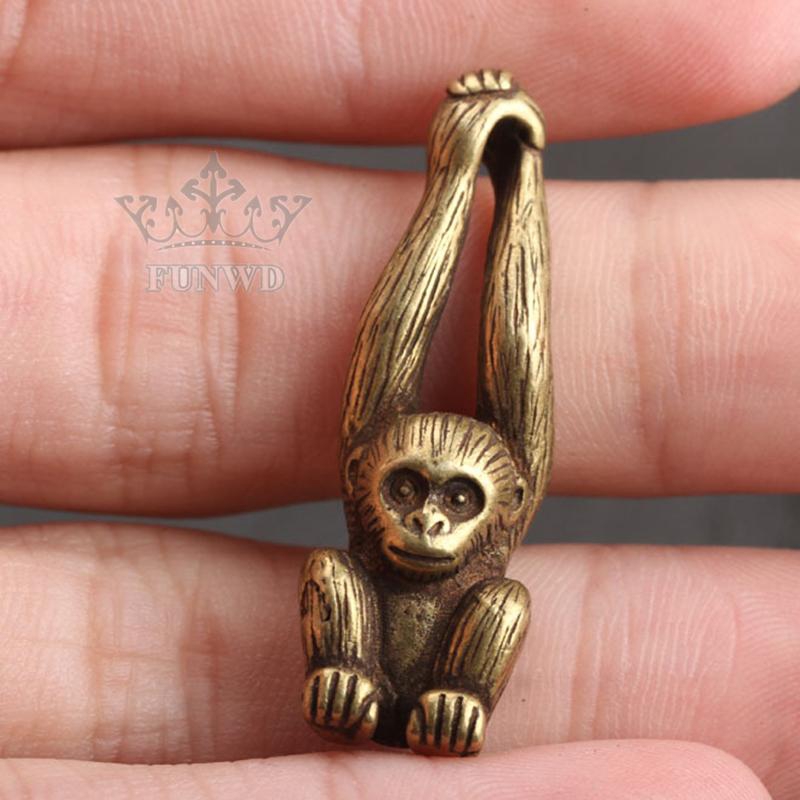 Mô hình chú khỉ bằng đồng phong cách cổ điển trang trí nội thất