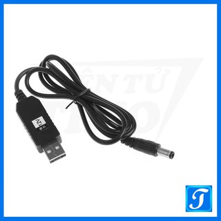 Cáp USB chuyển đổi 5V sang 9V / 12V (Mất điện vẫn có Mạng & WiFi)