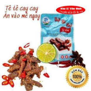 Thịt bò khô vị tê cay   Combo 5 gói  12gram