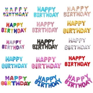 Combo 65 bộ bóng chữ happy birthday