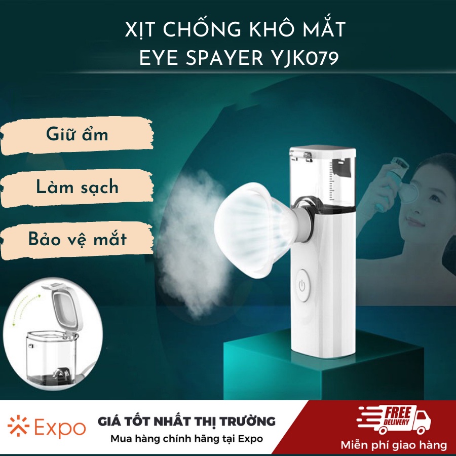Xịt chống khô mắt dưỡng ẩm và bảo vệ mắt hiệu quả nano mini eye Sprayer YJK079