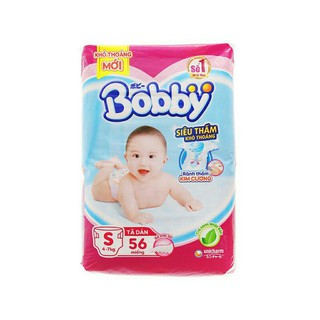Tã dán sơ sinh Bobby Fresh S56 miếng( 4-8kg)