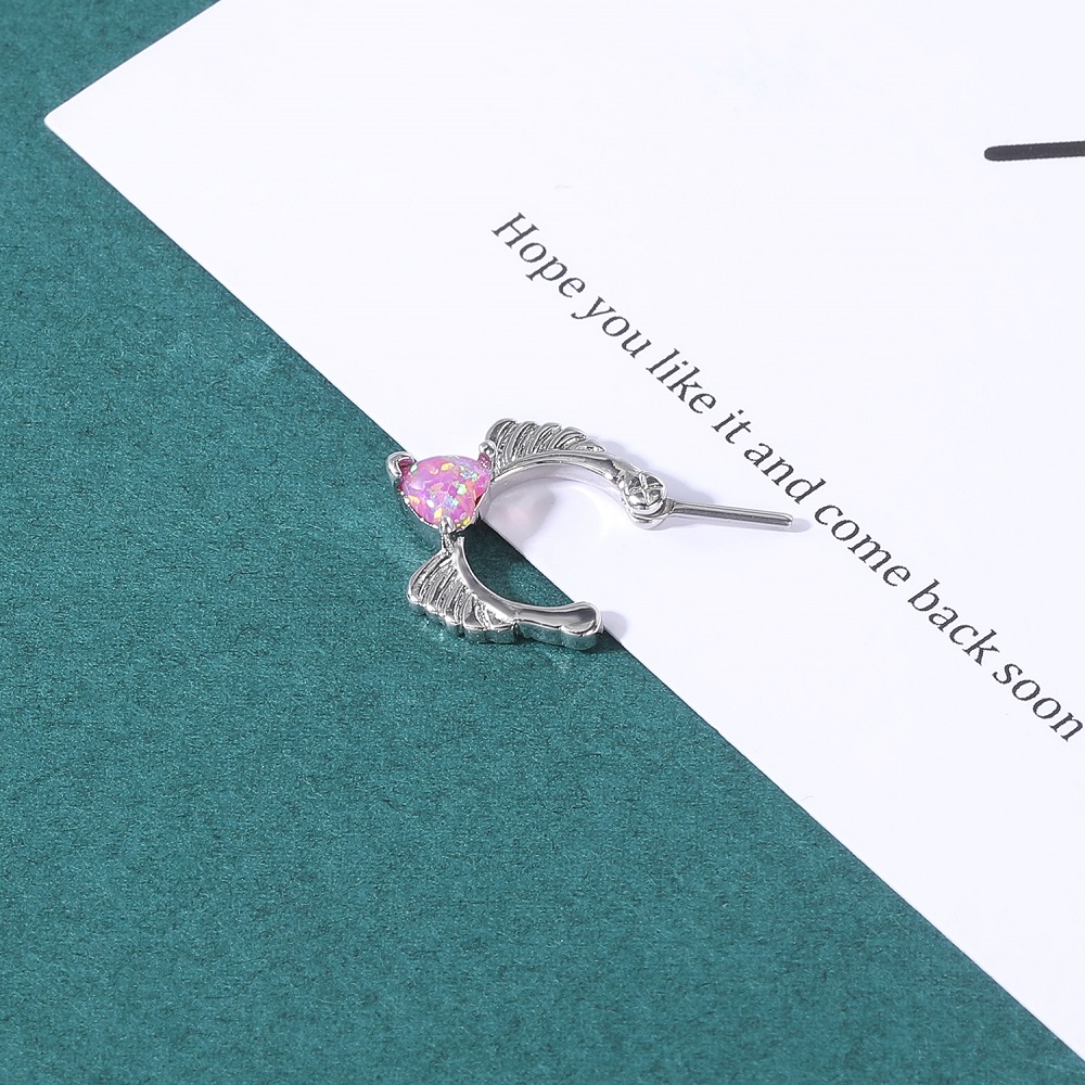 Khuyên mũi đính đá sành điệu cá tính 16g