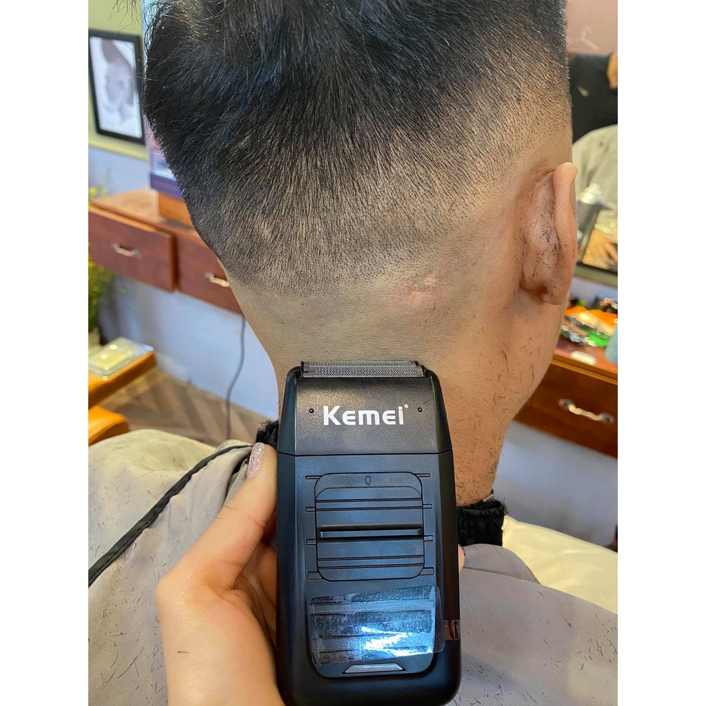 MÁY CẠO KHÔ KEMEI 1102 DÙNG CẠO RÂU VÀ CẠO TRẮNG TÓC RẤT TIỆN DỤNG KHÔNG GÂY ĐAU RÁT