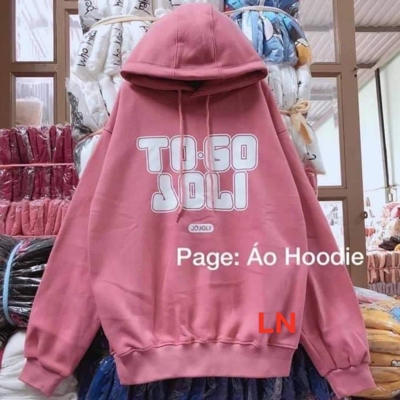 Áo hoodie TO GO ép nổi LN12