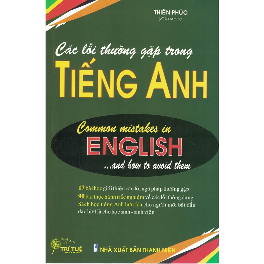 Sách - Các Lỗi Thường Gặp Trong Tiếng Anh