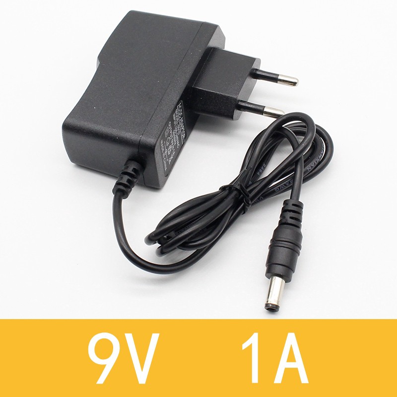 Nguồn adapter 9V 0.6A 1A 2A chân thường chân kép cho bộ phát wifi TPLinh, Tenda, Dlink , Totolink... ADOO