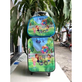 vali kéo enfa cho bé kèm túi xách