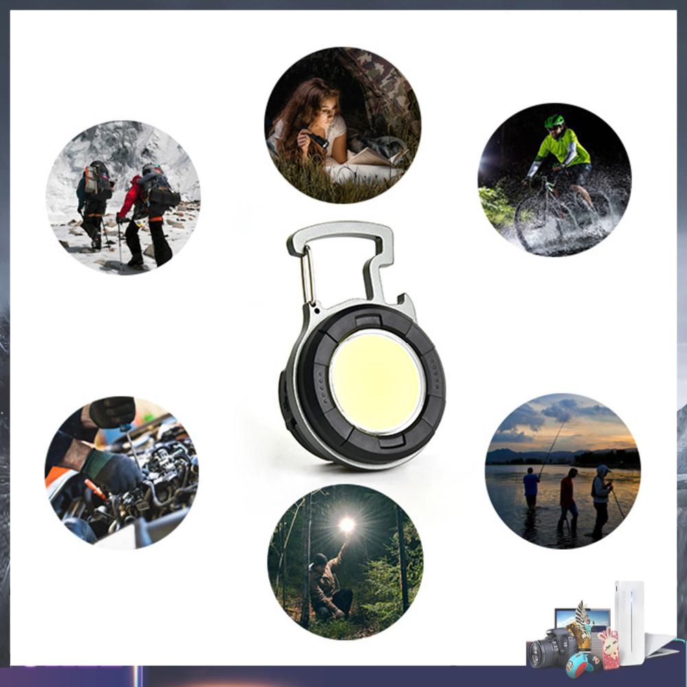 Móc Khóa Đèn Pin LED USB Mini Dùng Trong Trường Hợp Khẩn Cấp