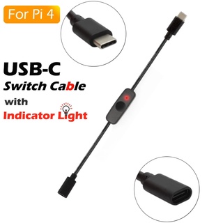 Công tắc USB Type C có đèn báo cho Raspberry Pi 4B