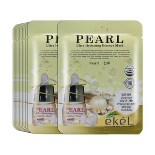 10 miếng mặt nạ dưỡng da ngọc trai Ekel