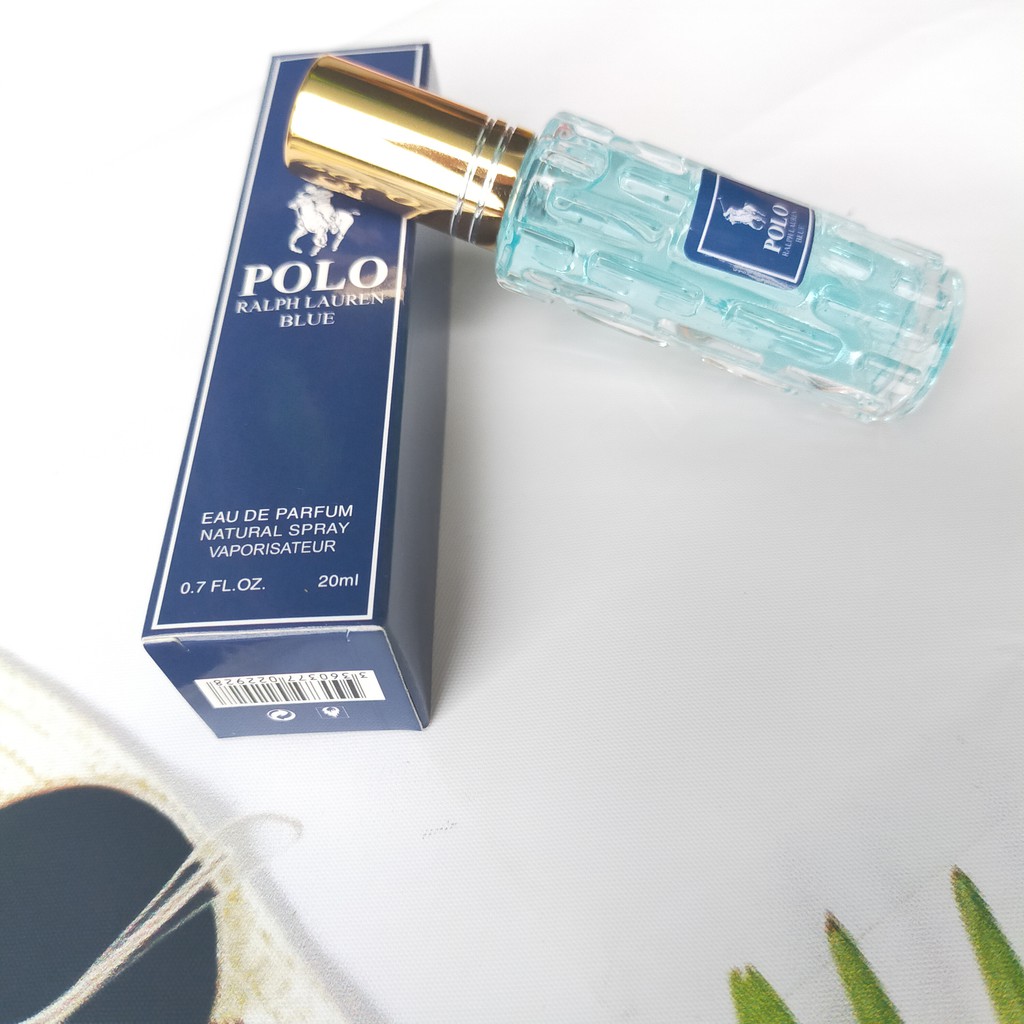Nước hoa mini polo xanh nam 20ml dạng xịt-mẫu 4d- Mùi Polo blue -xanh