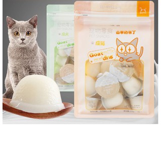 Pudding thạch sữa dê bổ sung Canxi cho mèo