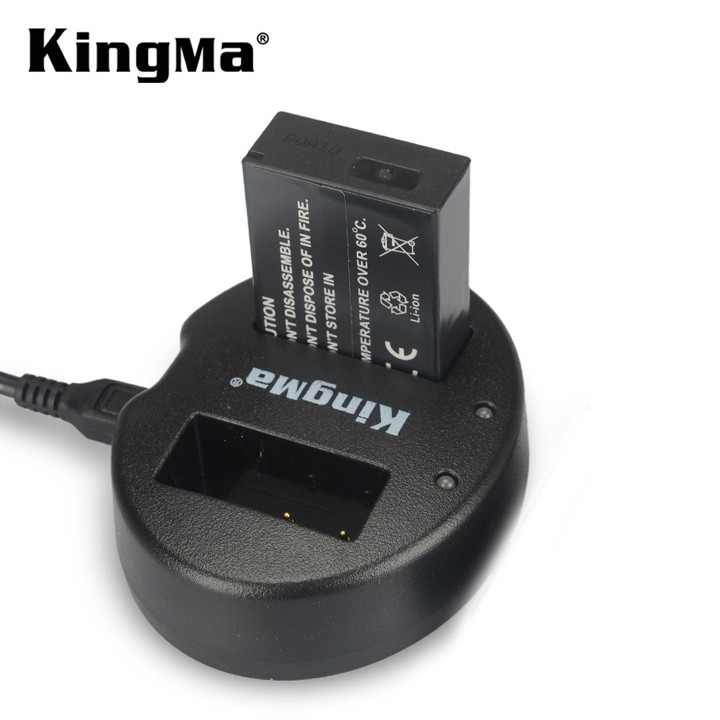 Bộ 1 pin 1 sạc đôi usb KingMa LP-E17 (tặng case pin) dùng cho Canon M3 M5 M6 M100 77D 750D 760D 800D dung lượng 1040mAh