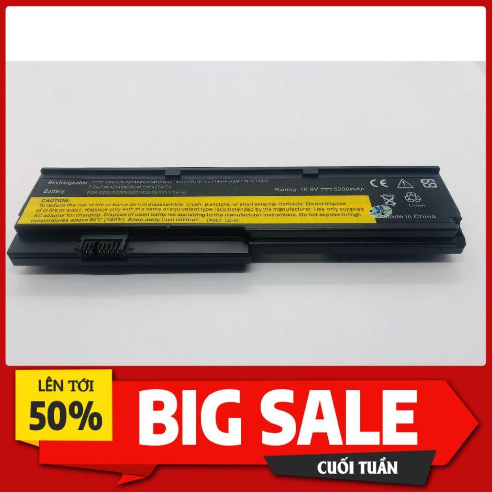 Pin Laptop Lenovo ThinkPad X200 X200s X201i X201 Hàng Mới 100% Bảo hành 12 tháng