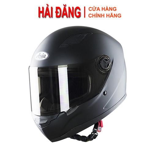 Mũ bảo hiểm fullface Asia MT136 size XL vòng đầu 57-59 cm Đen nhám Bảo hành 12 tháng