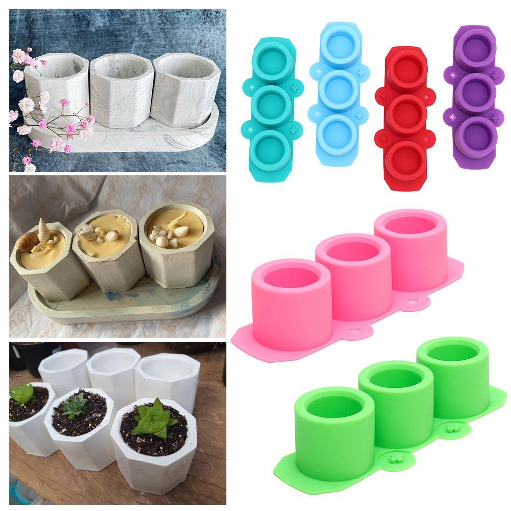 Khuôn Silicone Làm Bánh Hình Chậu Hoa DIY