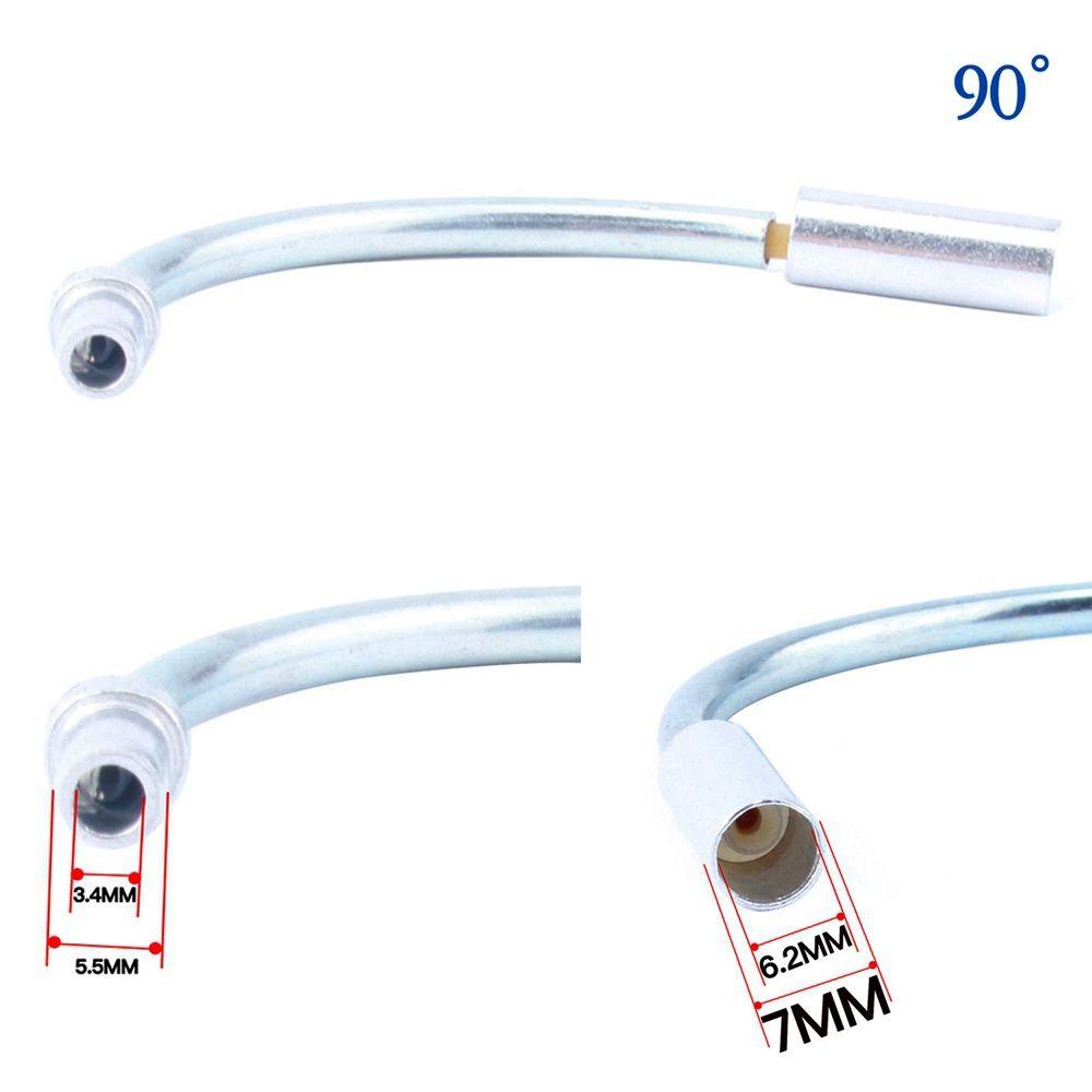 MUVAKO Bộ 2 Ống Uốn Mì Ống Phanh Chữ V Chất Lượng Cao