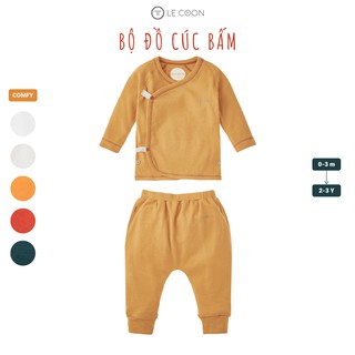 LE COON | Bộ Đồ Cúc Bấm | COMFY | 0-3 tuổi