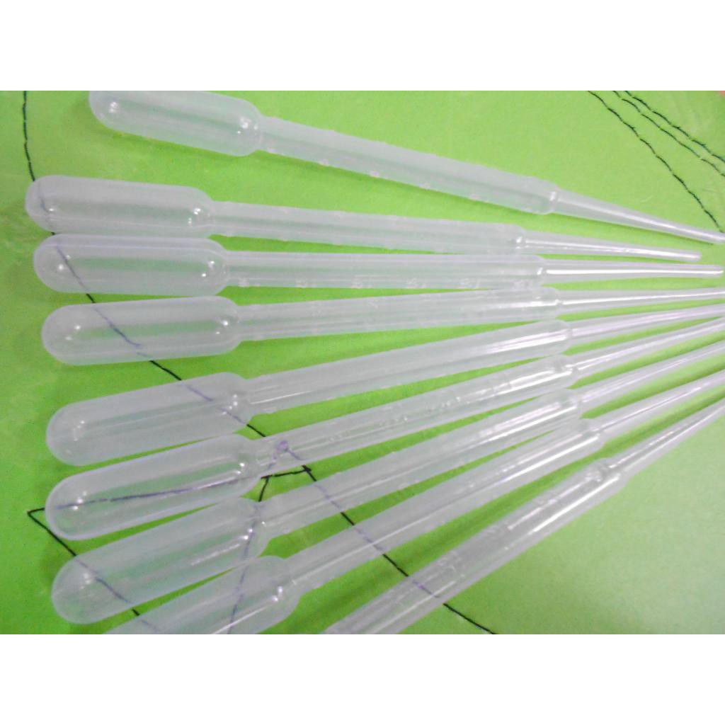 Ống hút nhỏ nước cho bé uống thuốc, bón sữa cho trẻ ăn - Pipet làm thí nghiệm trộn mầu 3ml