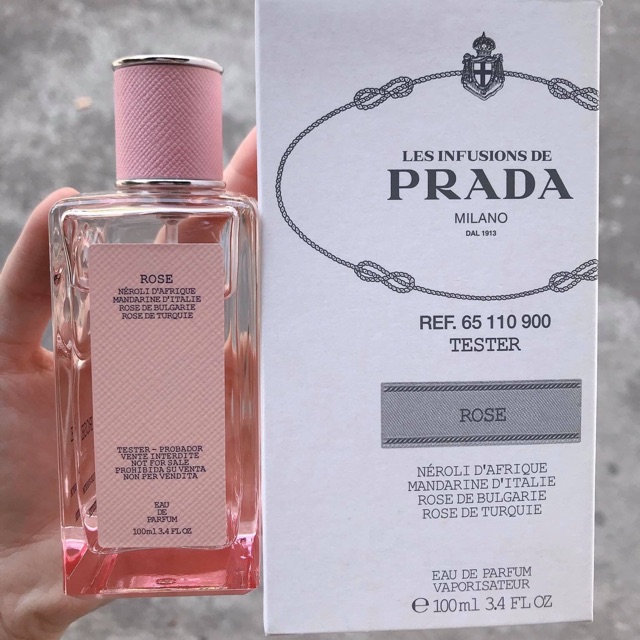 Nước hoa nữ Prada Infusion Milano Rose Edp (100ml Tester)