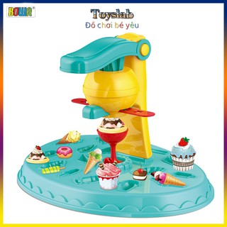 [Toyslab] Đồ chơi nhập vai thợ làm kem BOWA 8739 : Đồ chơi dụng cụ làm kem đất nặn play doh 21 chi tiết