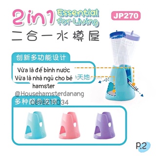 (Freeship) Đế bình nước nhựa Hamster 2in1