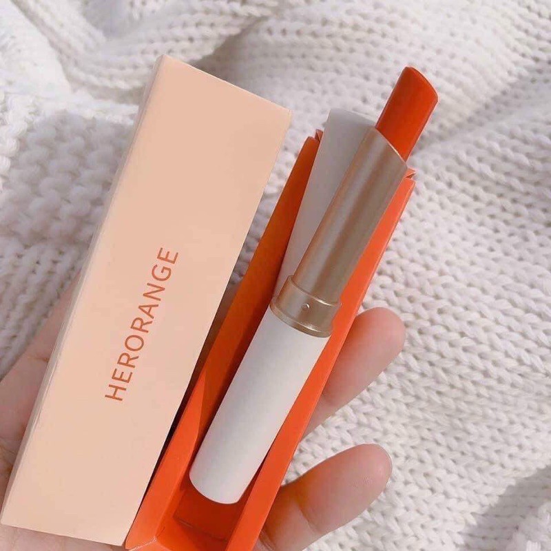 Son Thạch Dưỡng HEORANGE Vỏ Cam Hồng Môi Tự Nhiên Thay Đổi Màu Theo Nhiệt Độ Cấp Ẩm Môi Căng Bóng | BigBuy360 - bigbuy360.vn