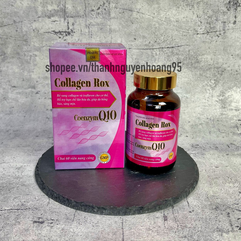 COLLAGEN ROX Q10 bổ sung Collagen, vitamin, hỗ trợ làm đẹp da, trắng sáng da
