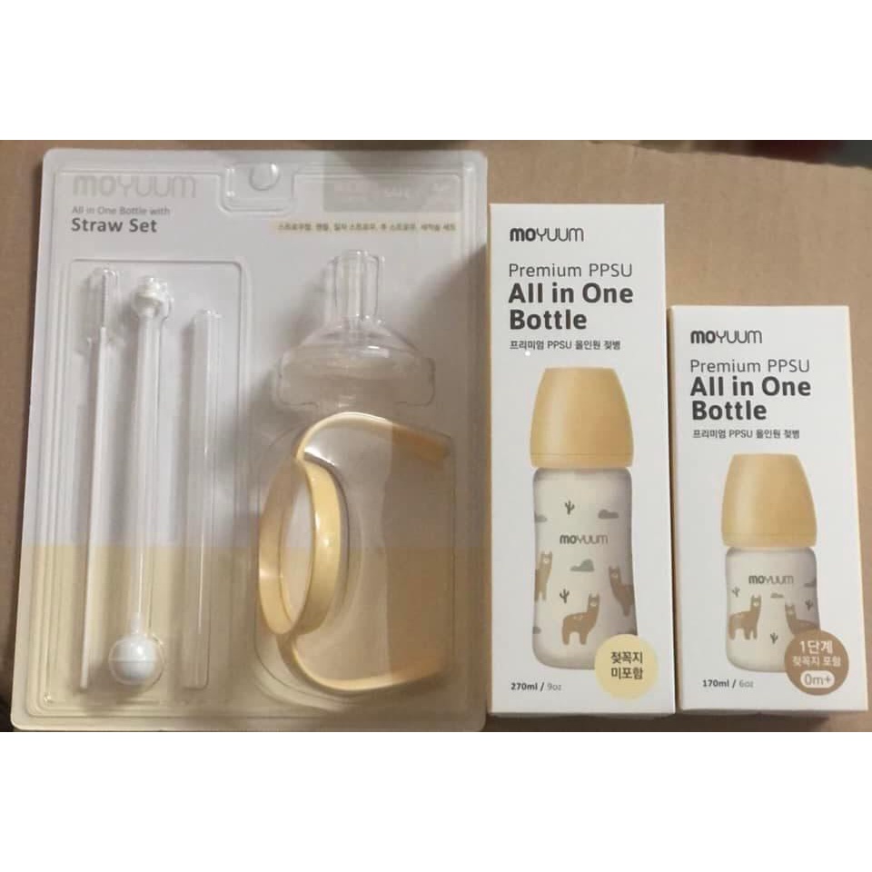 Bình sữa Moyuum Lạc đà Hàn Quốc chính hãng 170ml/270ml
