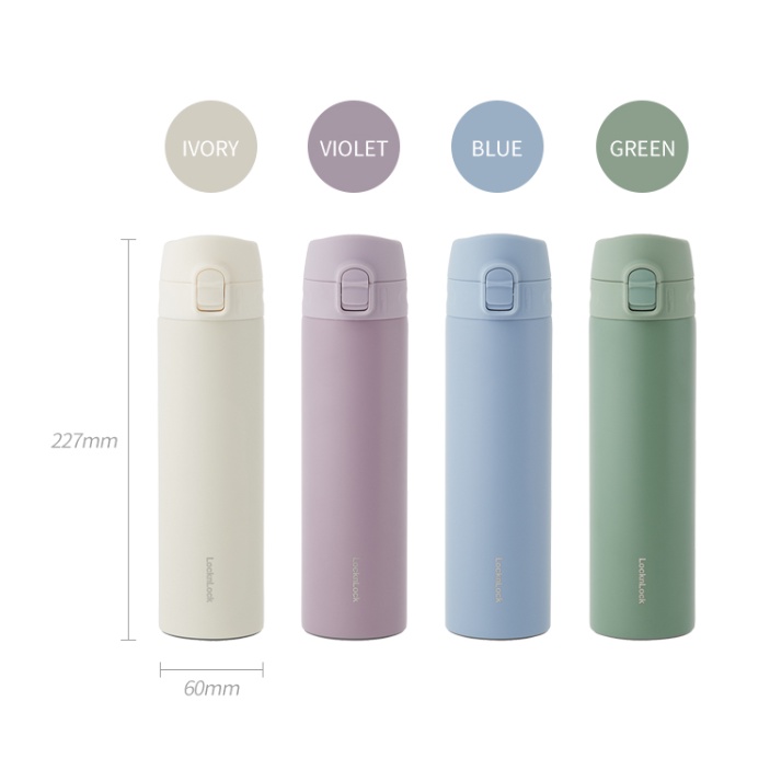 Bình Giữ Nhiệt Lock&Lock Slim Fit Onetouch 400ml LHC3270