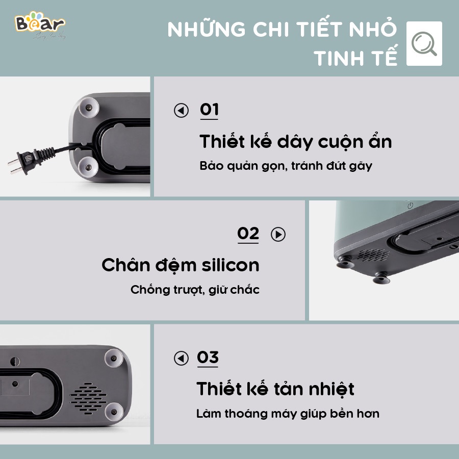 Máy Sấy Tiệt Trùng Dao Thớt Đũa Khử Khuẩn TIA UV BEAR XDQ-B01Q1 - BẢN QUỐC TẾ CHÍNH HÃNG