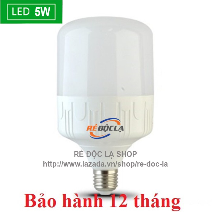 Bóng đèn Led trụ 5W Trắng( Loại 1 )