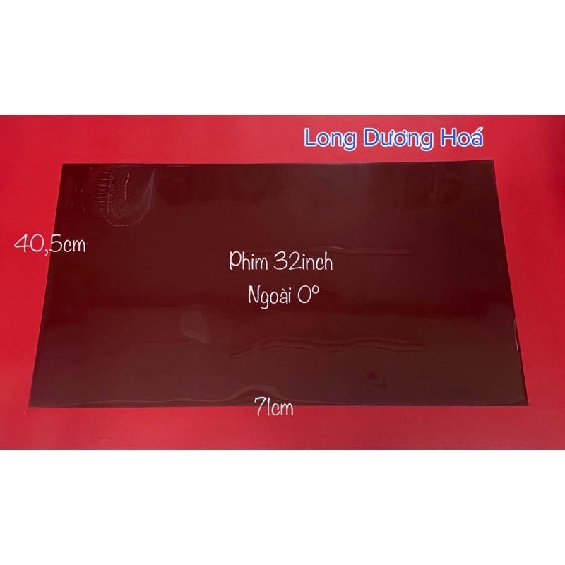 Phim Dán Màn Hình Mặt Ngoài 32inch 0 Độ Cho Tivi,Monitor và Nhiều Loại Khác